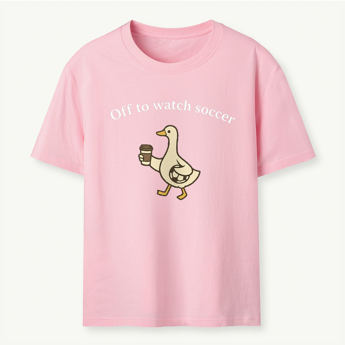 Funny Duck Soccer T‑Shirt