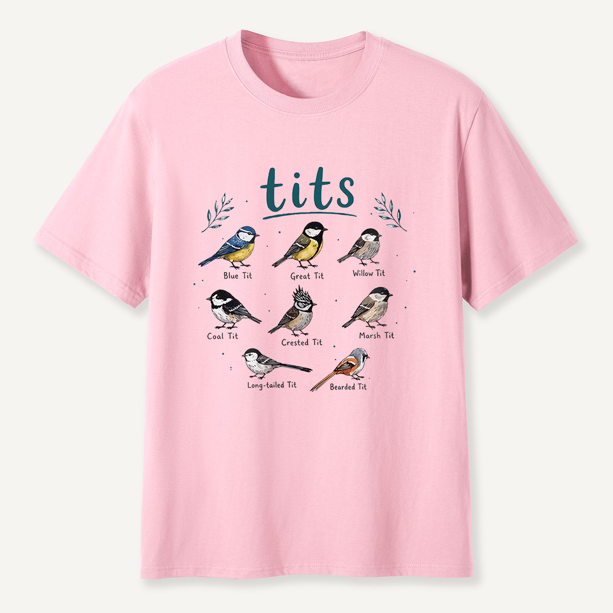 MDCTBYWY26072003 British Tits Identification T-Shirt