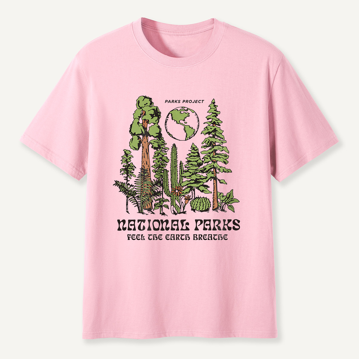 MDCTBYWY26072204 Parks Project Feel the Earth Breathe T-Shirt