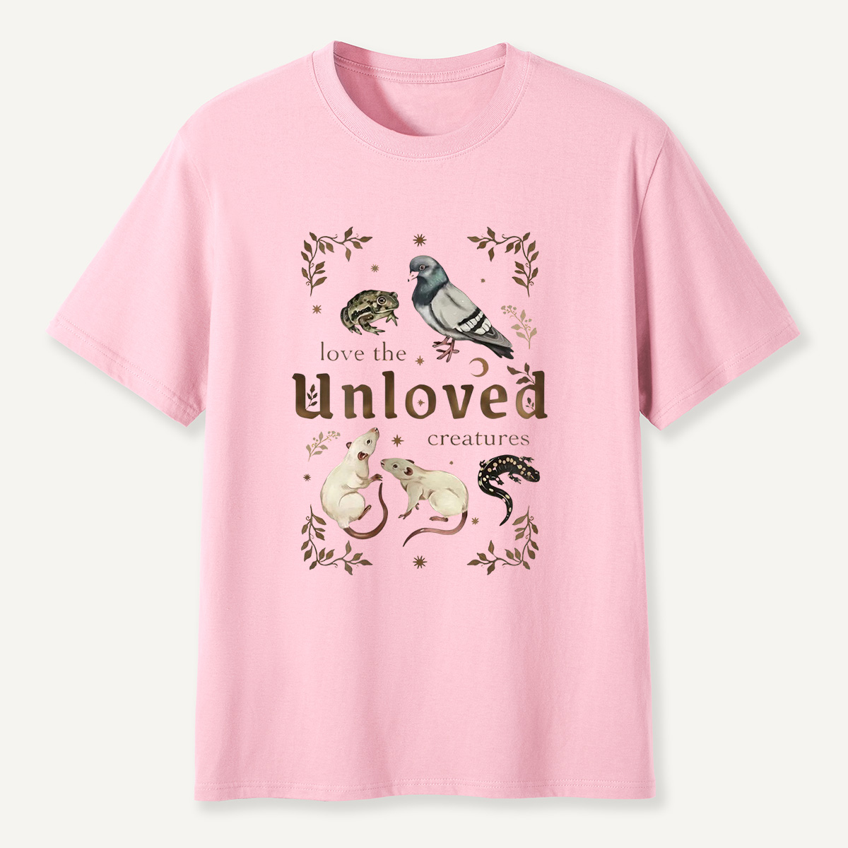 MDCTBYWY26072209 Love the Unloved Creatures T-Shirt