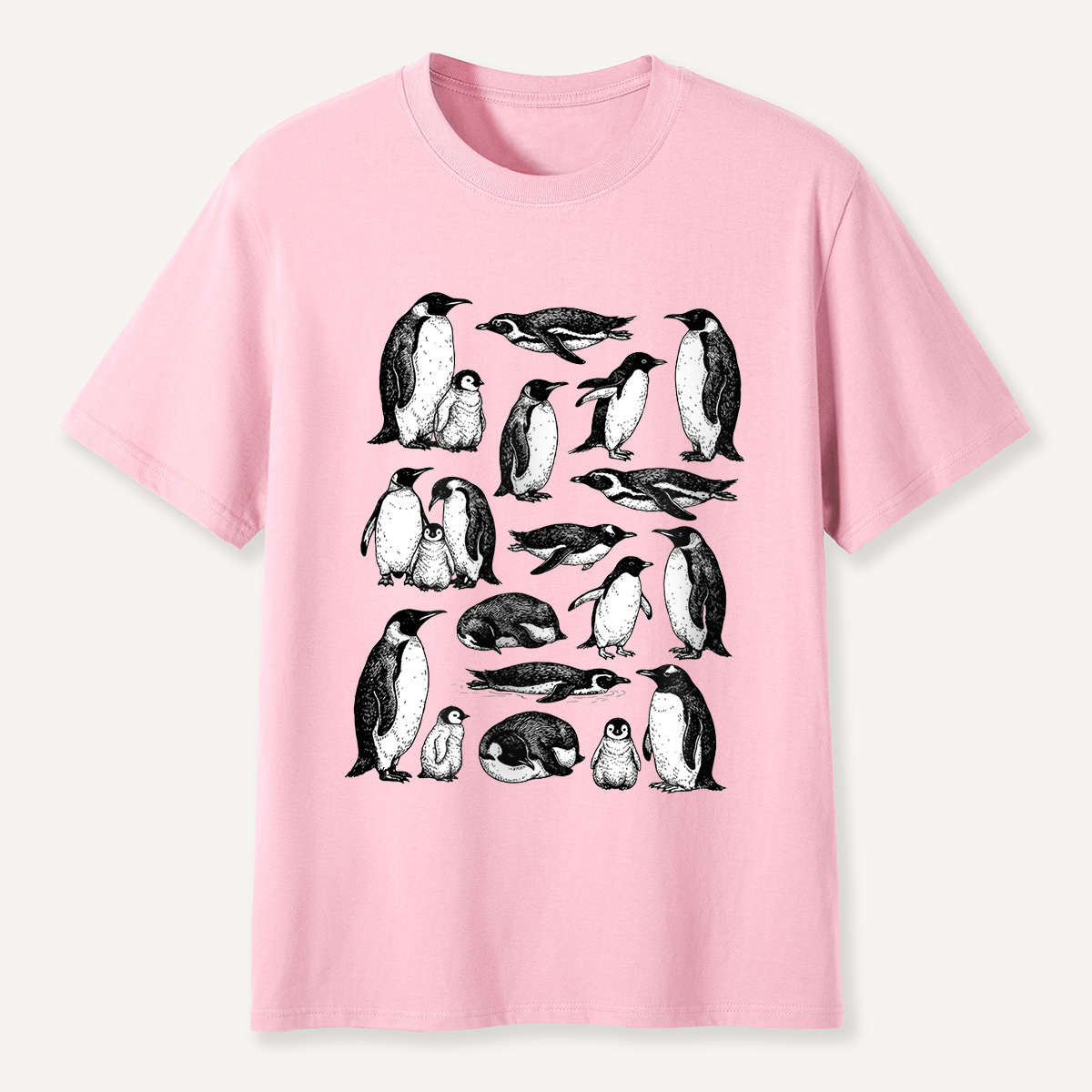 MDCTBYWY26072302 Penguin Naturalist T-Shirt