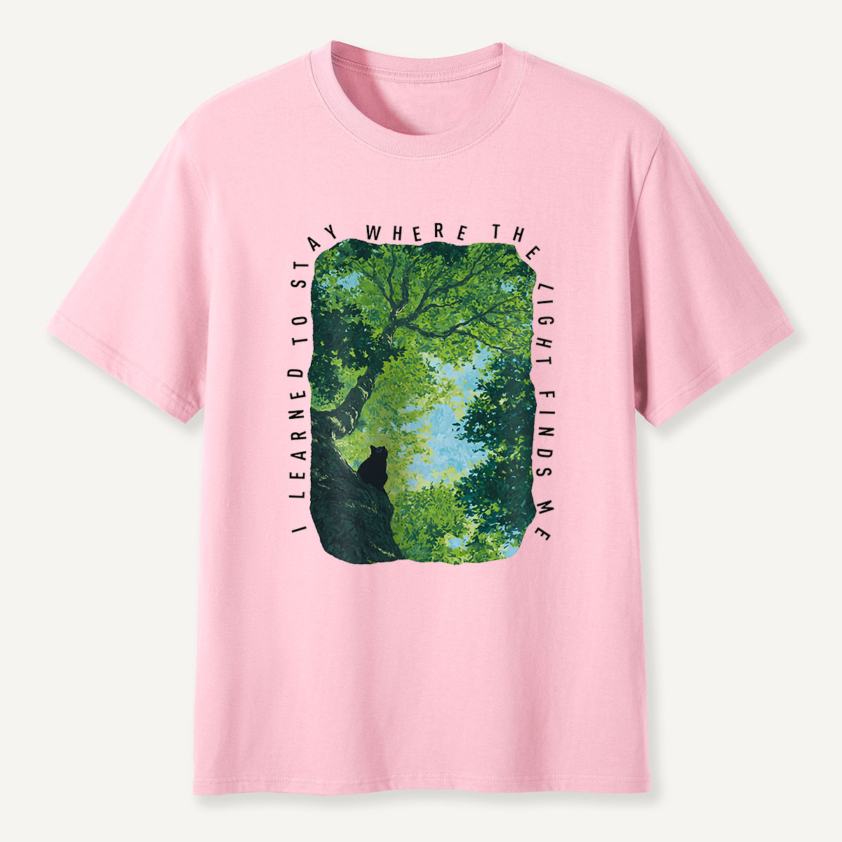 MDCTBYWY26072402 Where the Light Finds Me T-Shirt
