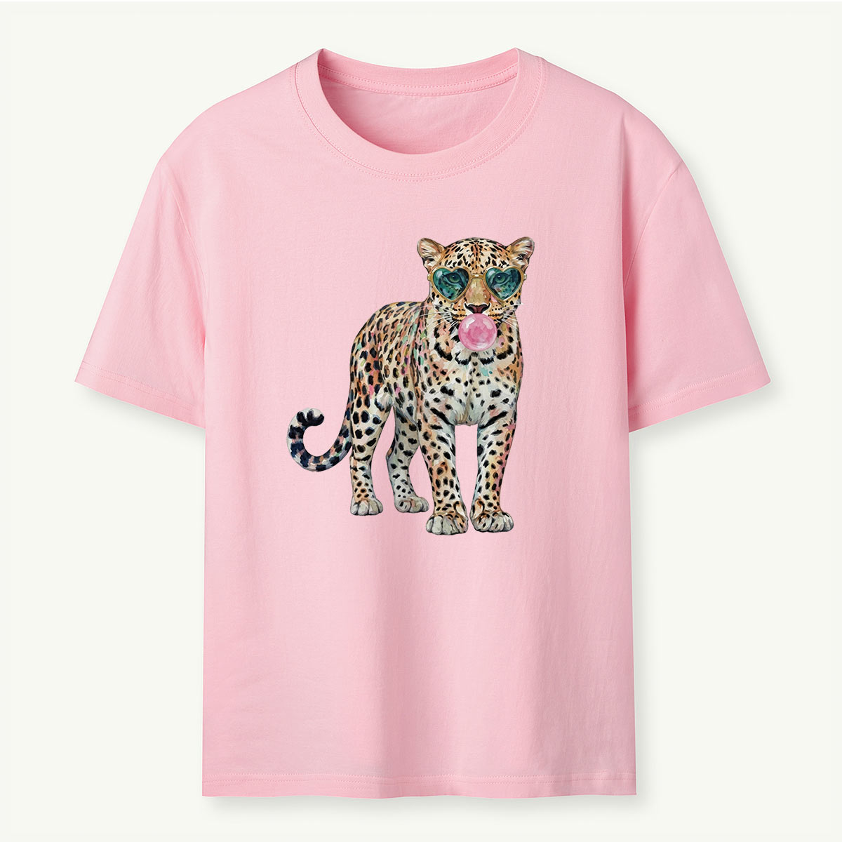 Leopard Bubblegum Sunglasses T‑Shirt