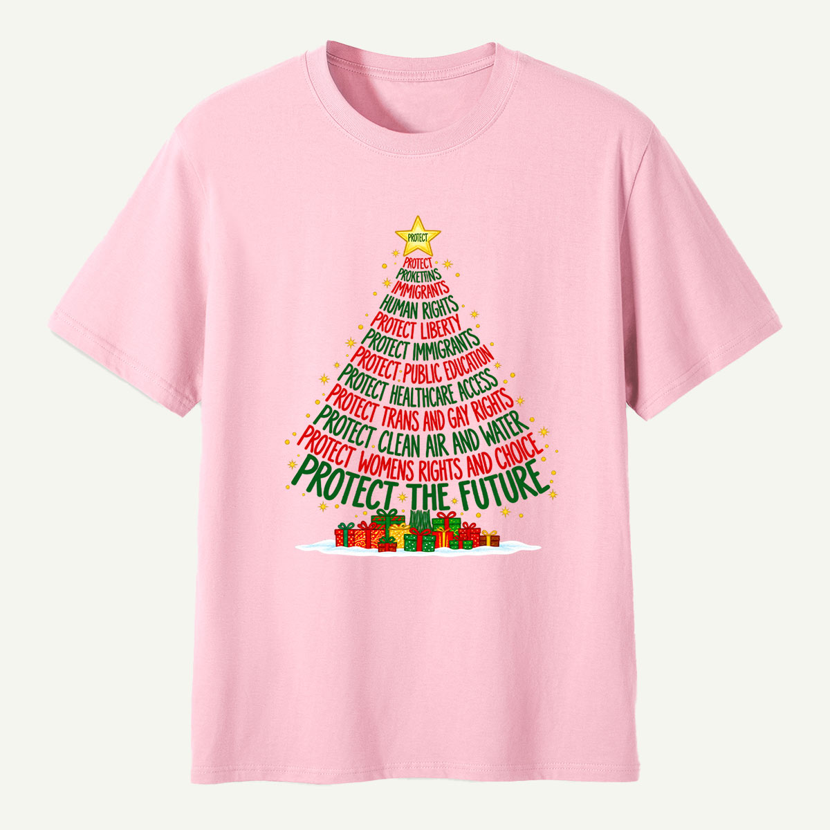 Protect The Future Christmas Tree T-Shirt