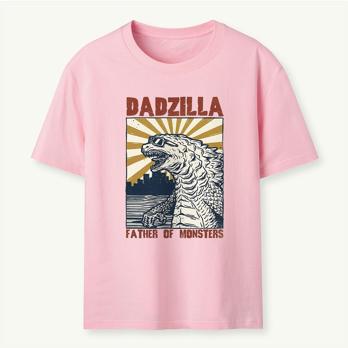 Monster Dad Retro Sunset T-Shirt