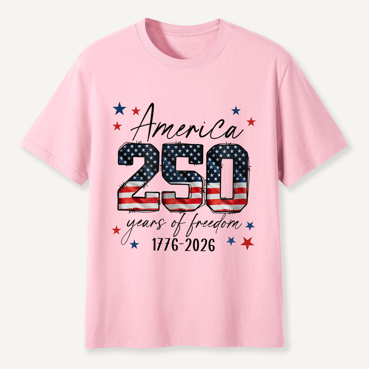 America 250 Years of Freedom 1776‑2026 T-Shirt