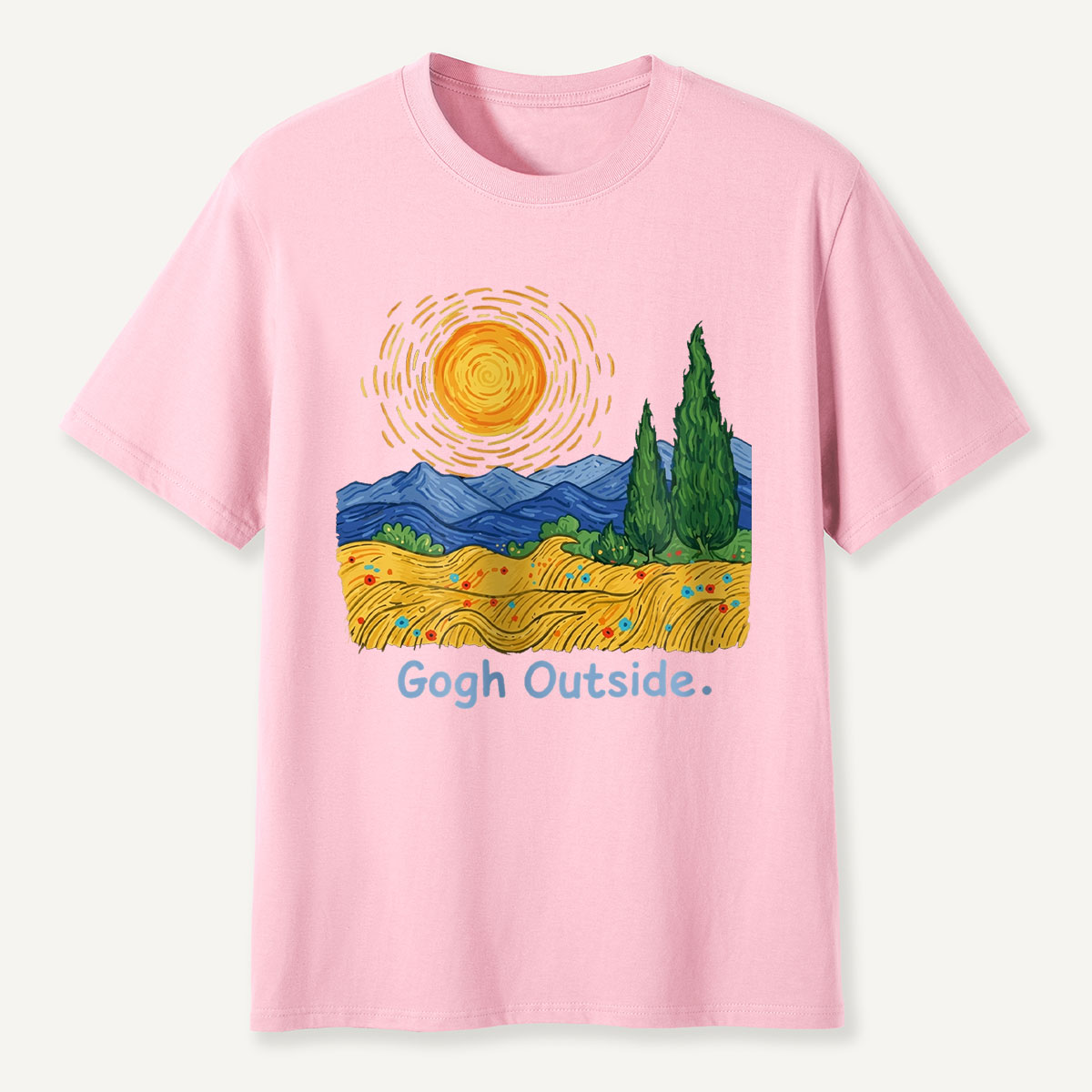 Sun Field Gogh Outside T-Shirt