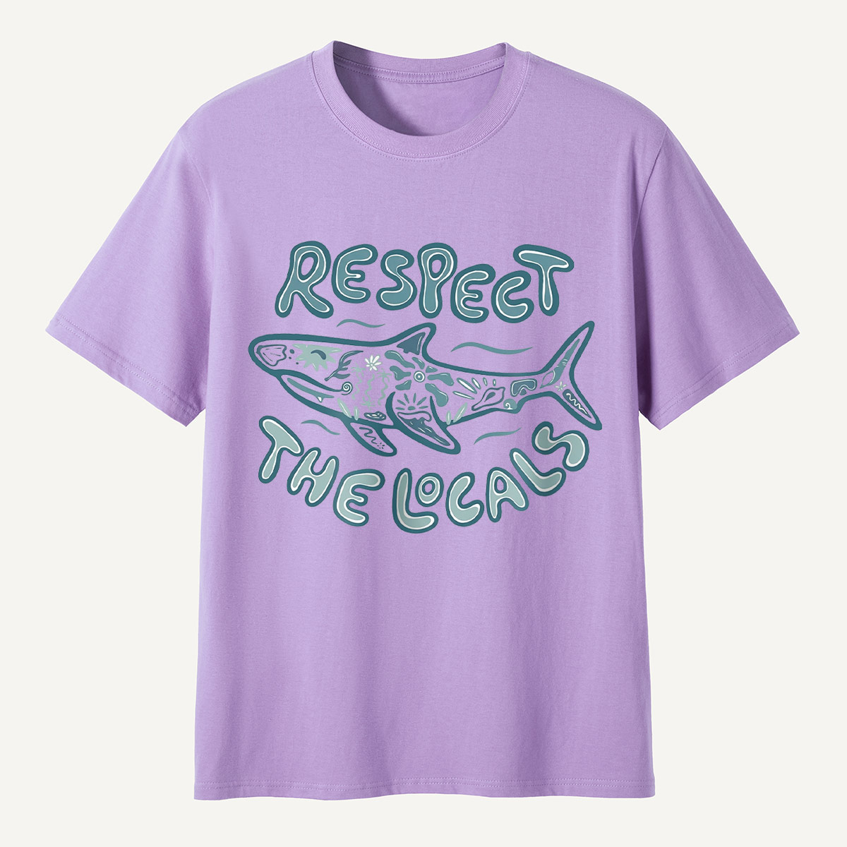 Coastal Ocean Shark Respect the Ocean Wildlife T-Shirt