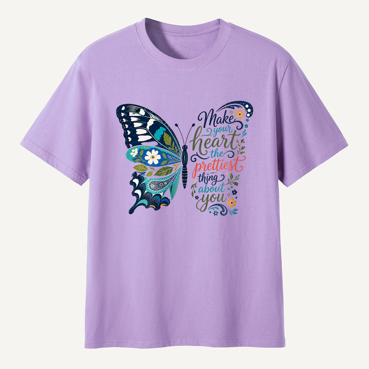 Inspirational Butterfly Nature Quote T-Shirt