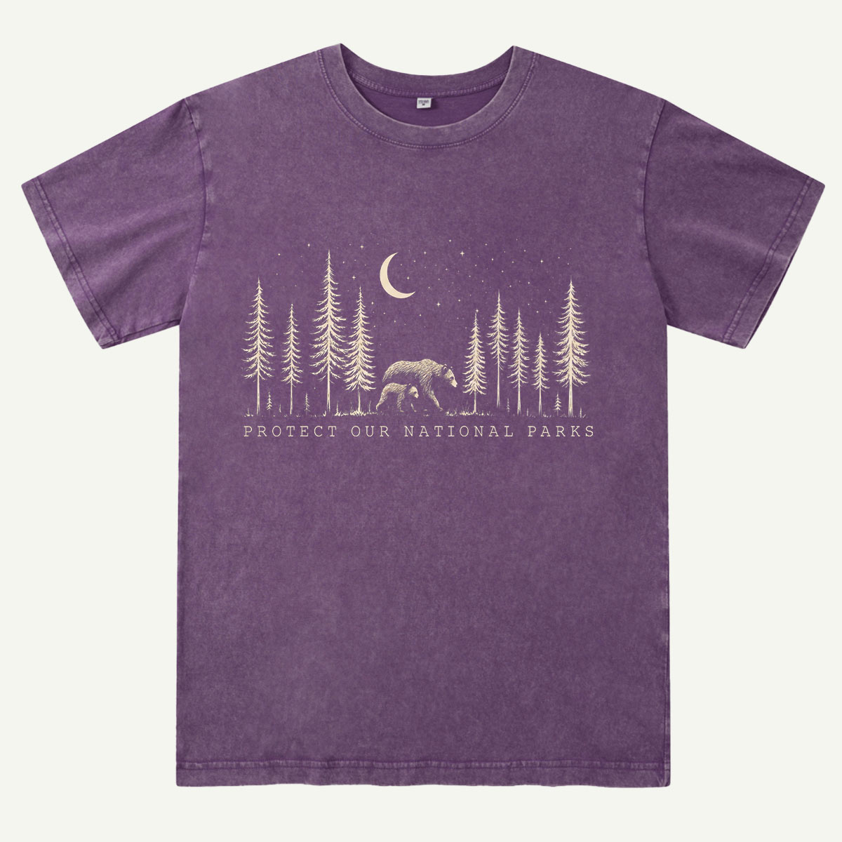 Protect The National Parks Environmental Activism Washed T-Shirt