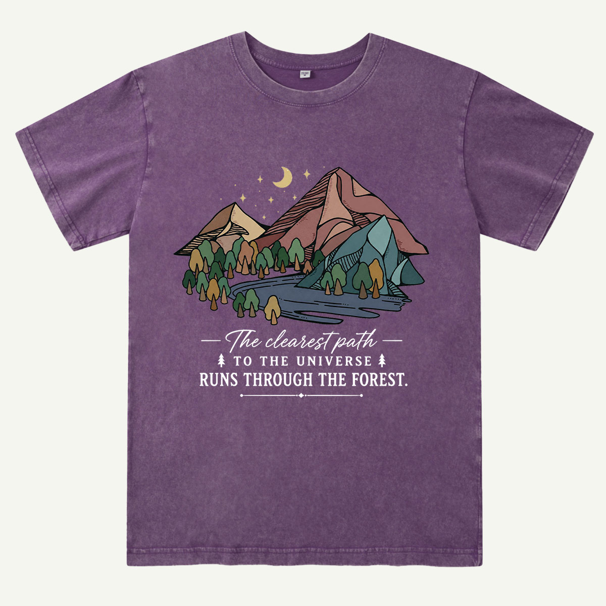 Mountain Forest Adventure Washed T-Shirt