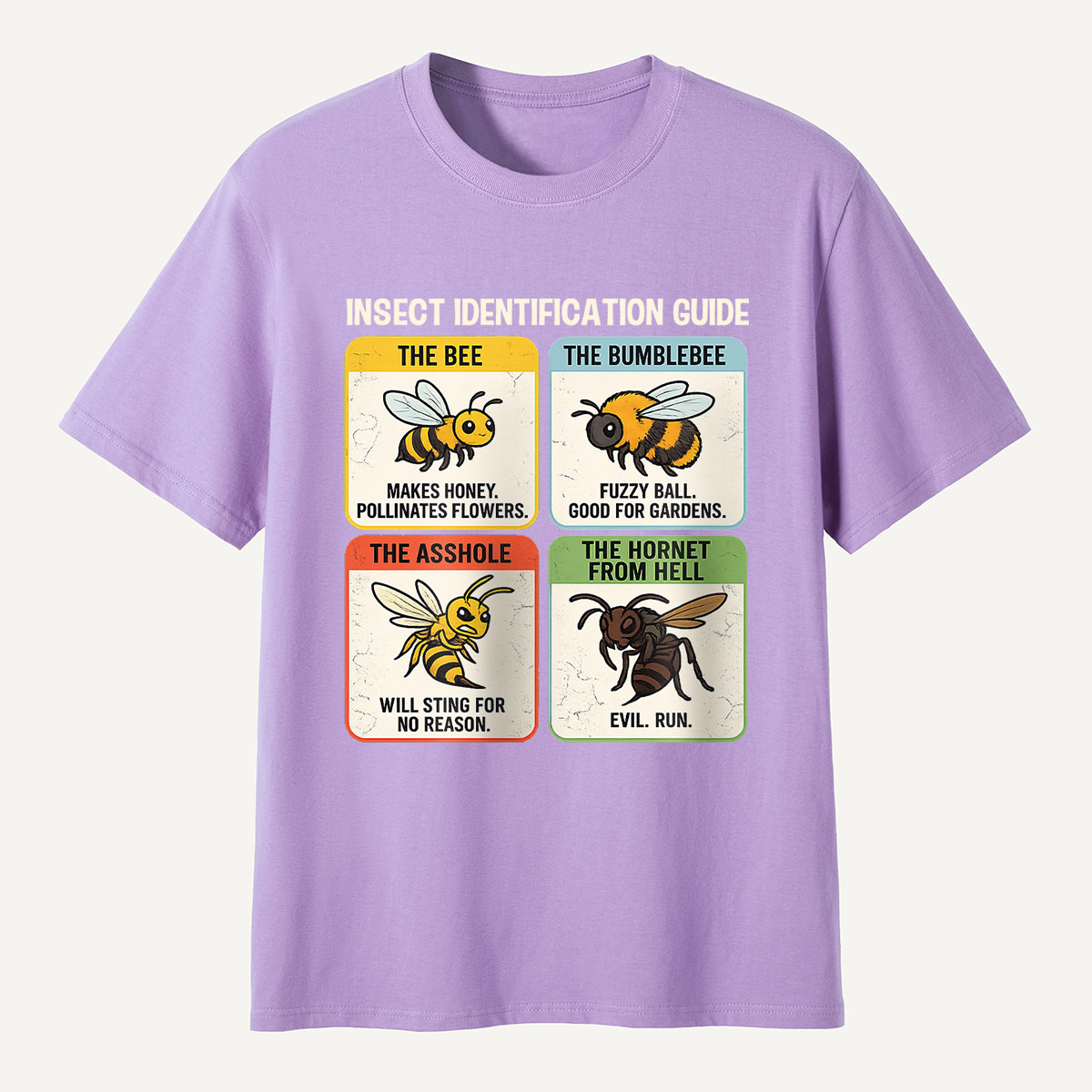 Funny Insect Identification Guide T-Shirt