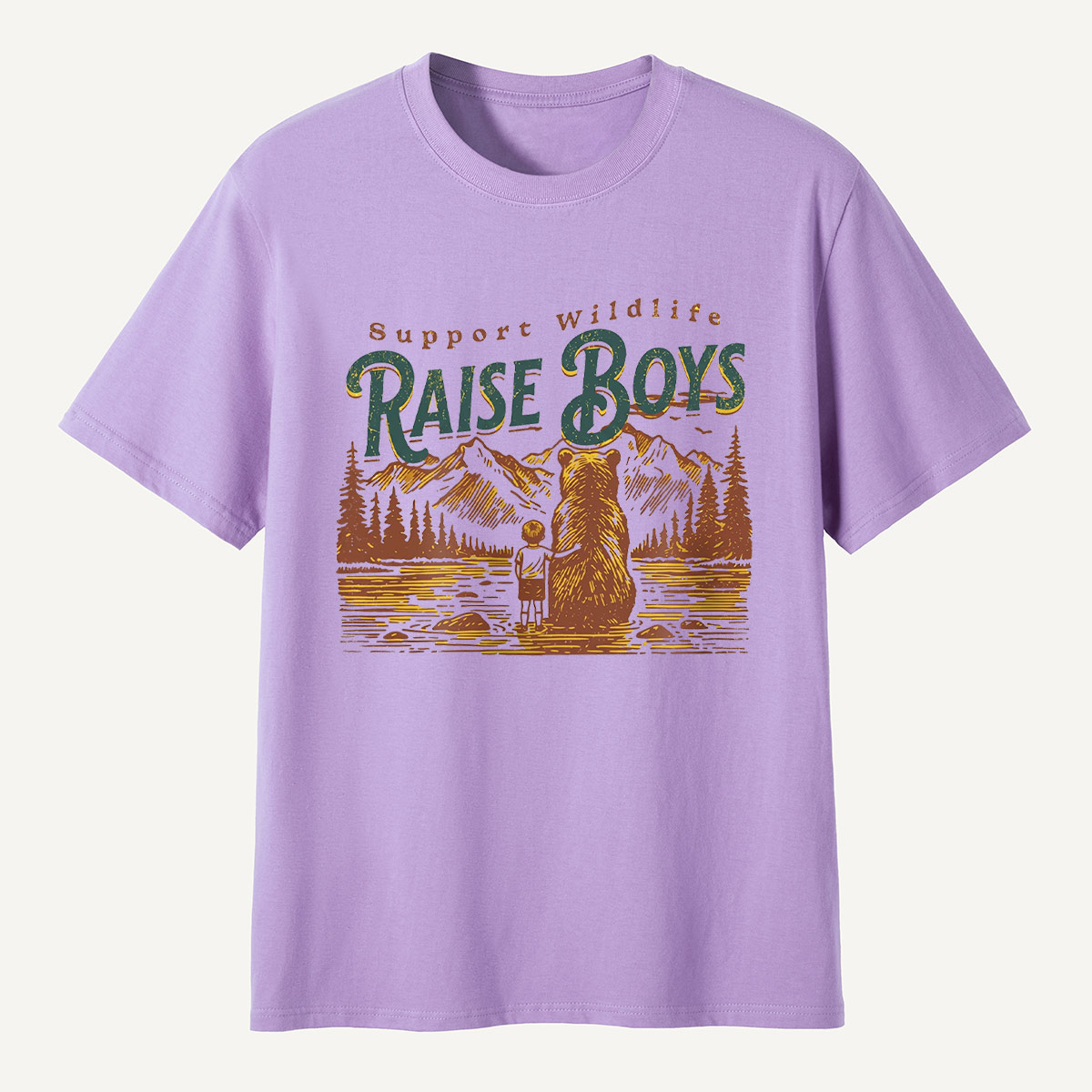 Wilderness Lake Family Bear T-Shirt