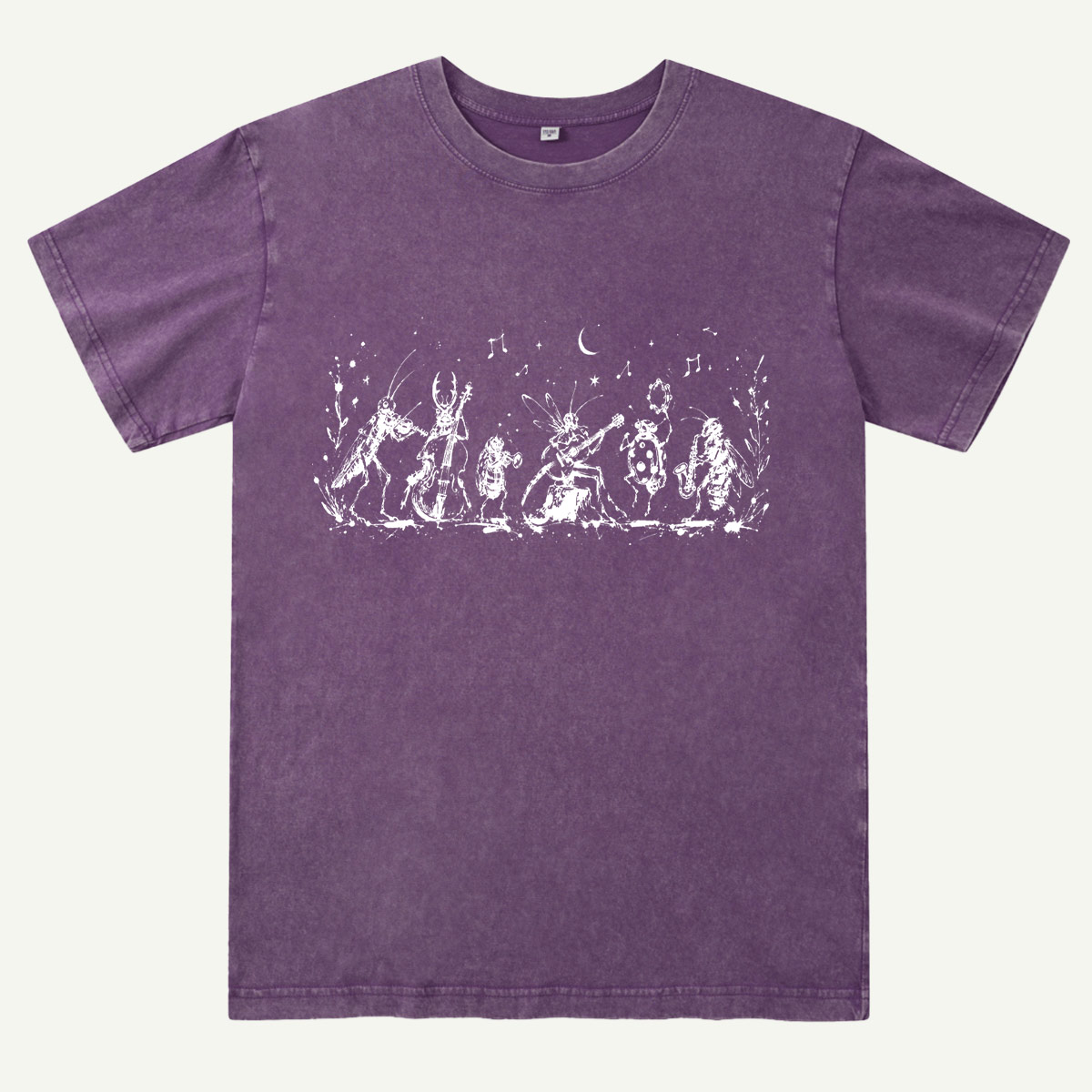 Forest Insect Orchestra Washed T-Shirt