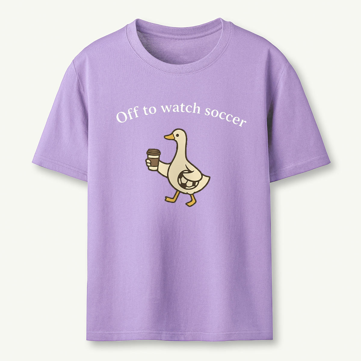 Funny Duck Soccer T‑Shirt