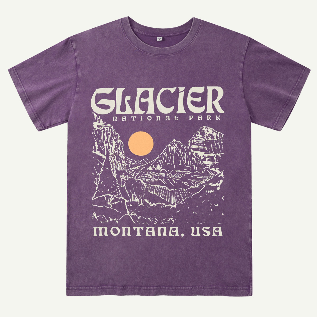 National Park Inspired Mountain Washed T-Shirt