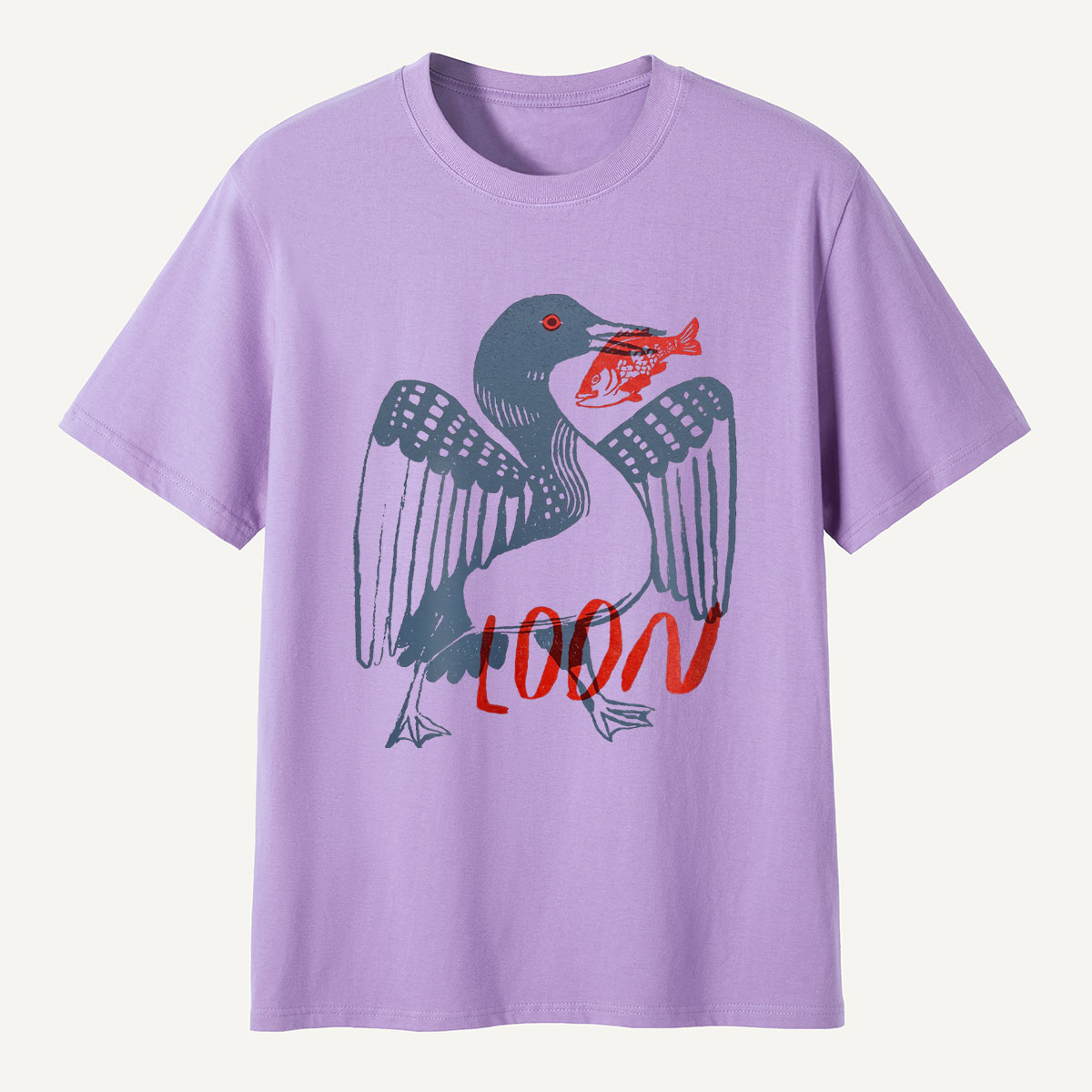 Coastal Bird & Fish T-Shirt