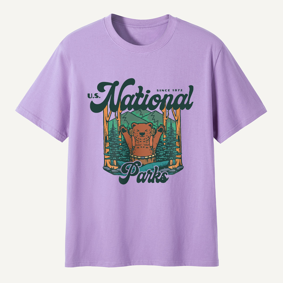 U.S. National Parks Camping Park Ranger Environmental T-Shirt