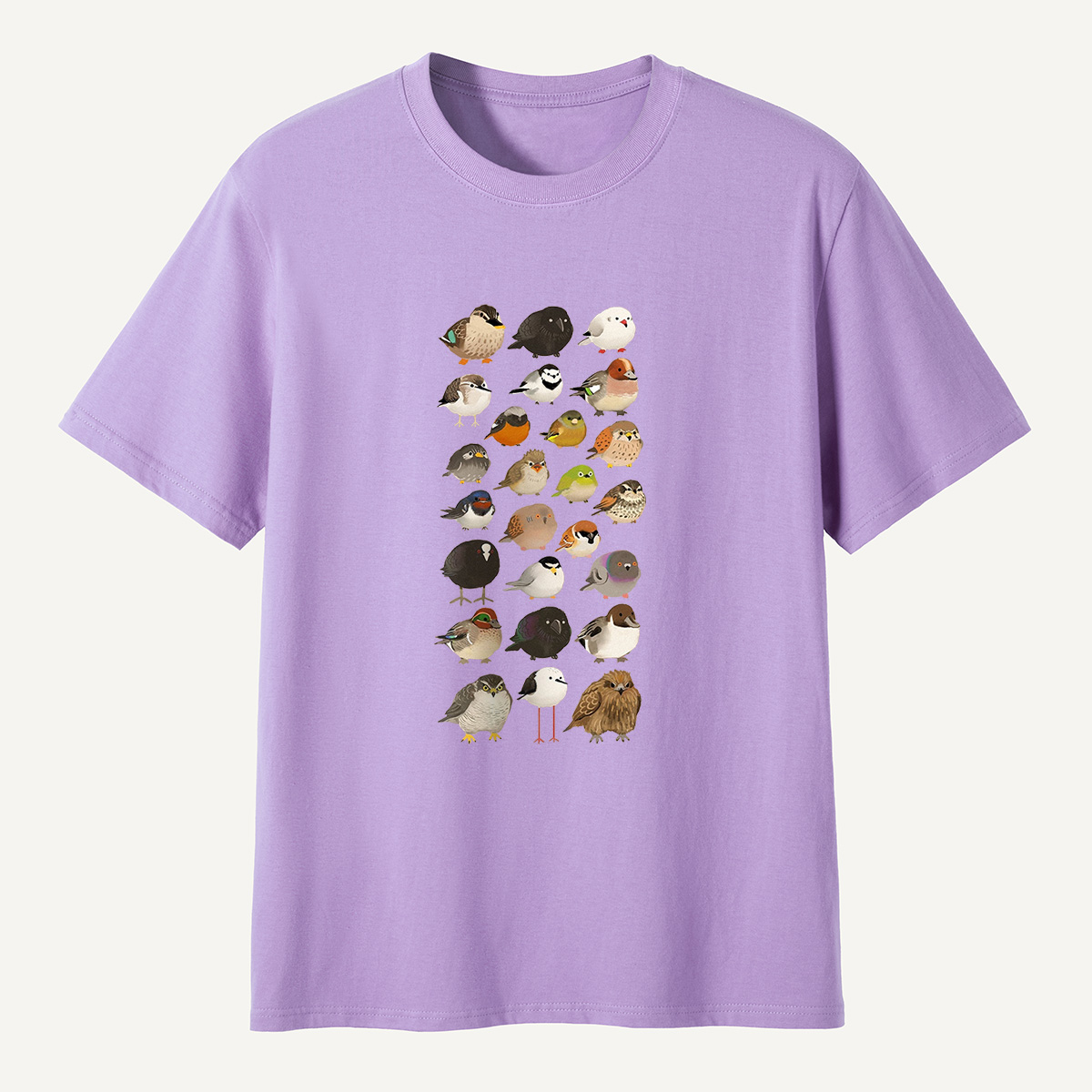 Bird Species Illustration T-Shirt