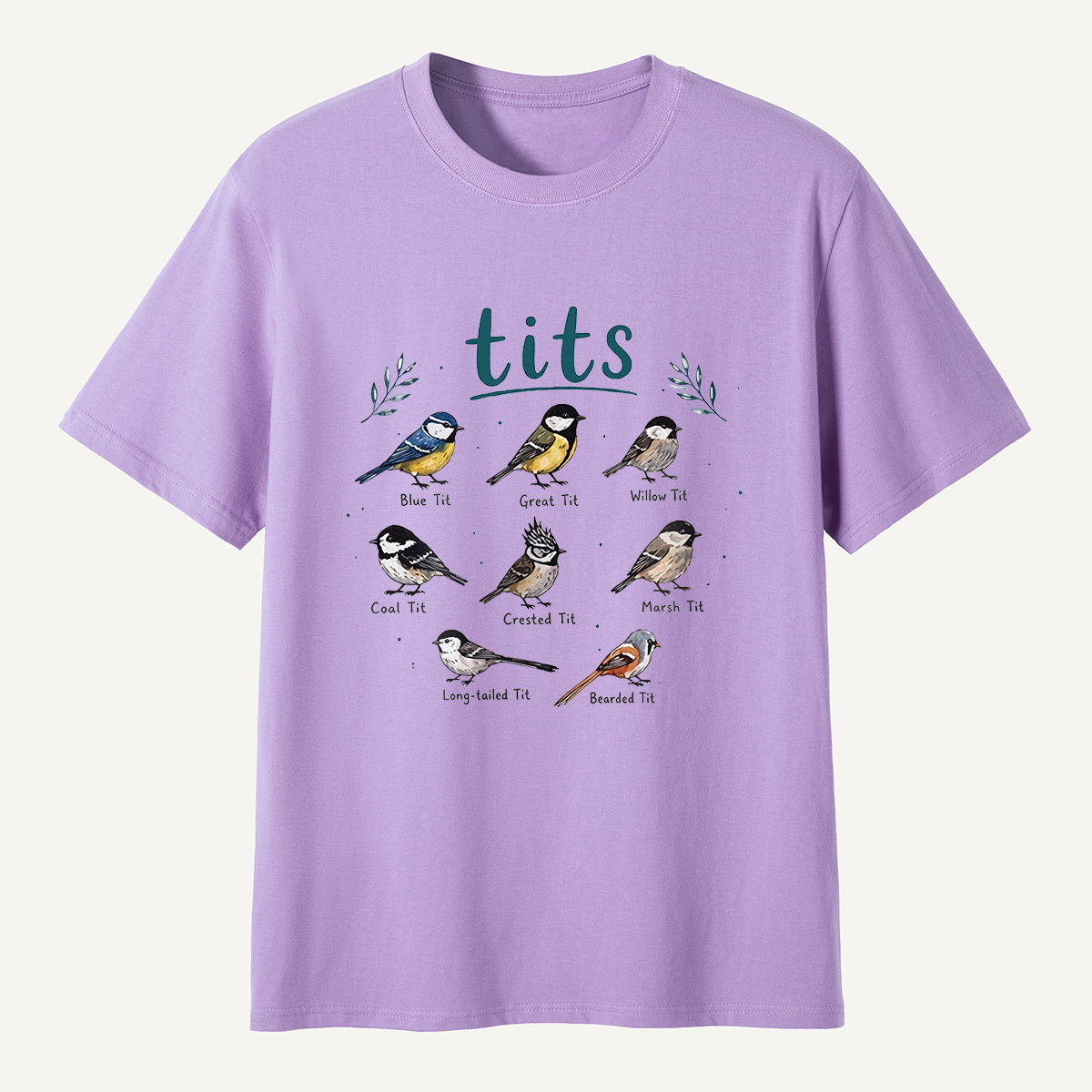 MDCTBYWY26072003 British Tits Identification T-Shirt