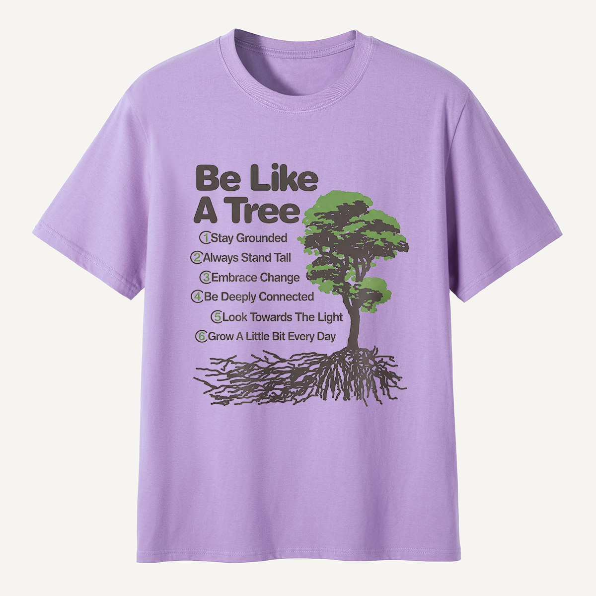 MDCTBYWY26072203 Be Like A Tree T-Shirt