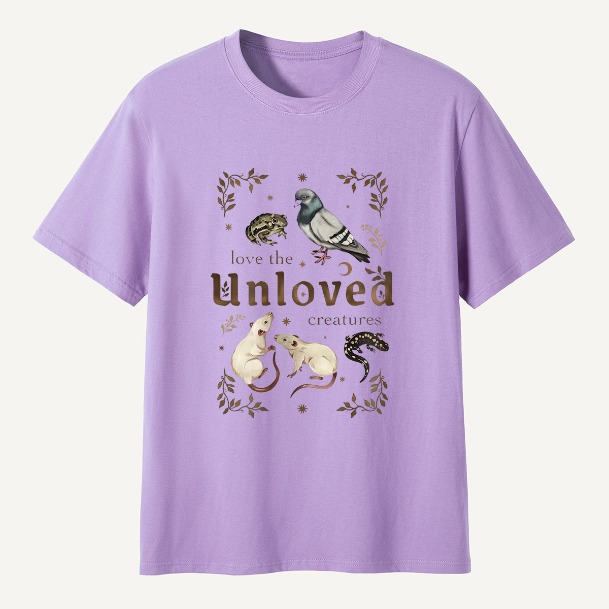 MDCTBYWY26072209 Love the Unloved Creatures T-Shirt