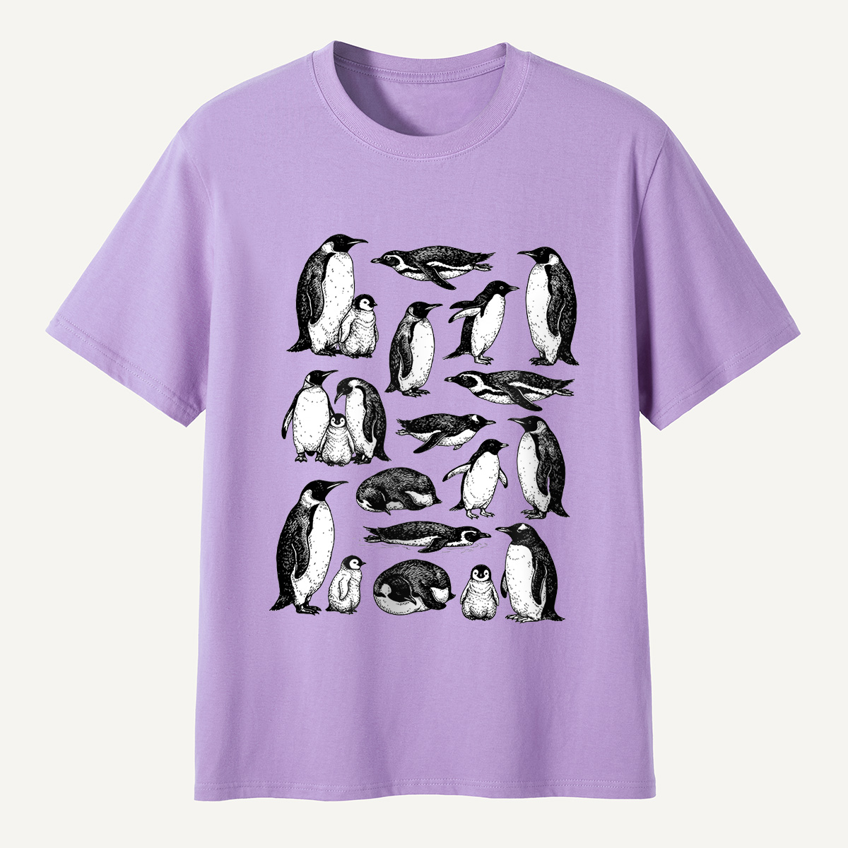 MDCTBYWY26072302 Penguin Naturalist T-Shirt