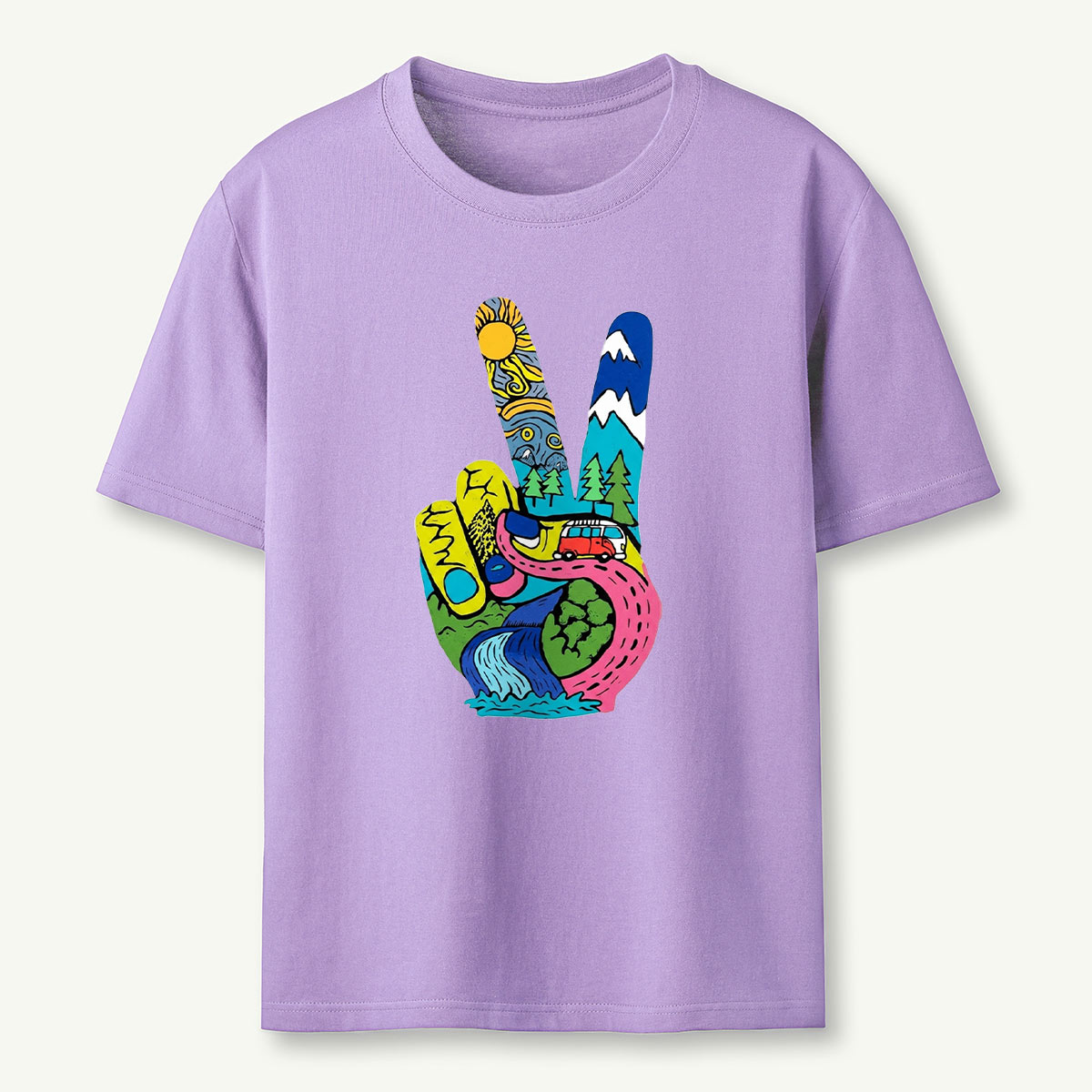 Funky Peace Nature T-Shirt