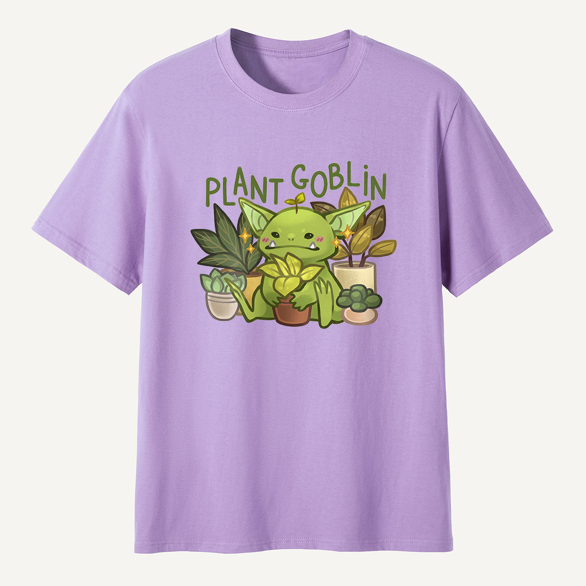 MDCTBYWY26072404 Plant Goblin T-Shirt