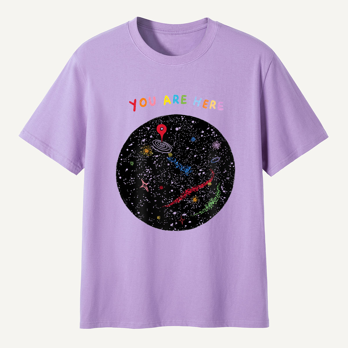 MDCTBYWY26072410 You Are Here T-Shirt