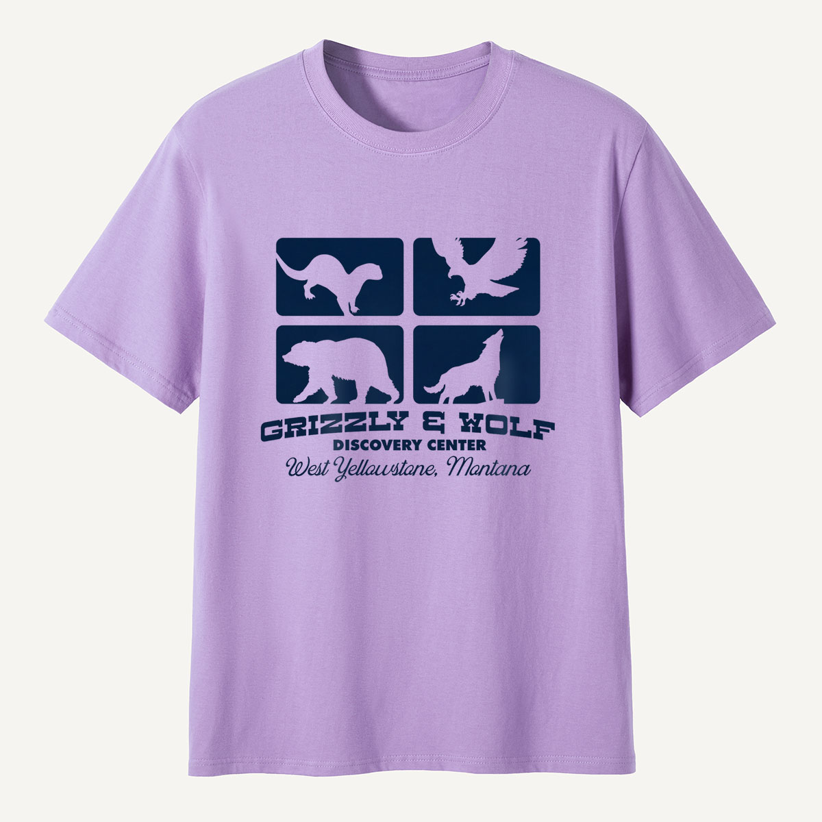 MDCTBYWY26072413 Grizzly & Wolf Discovery Center T-Shirt