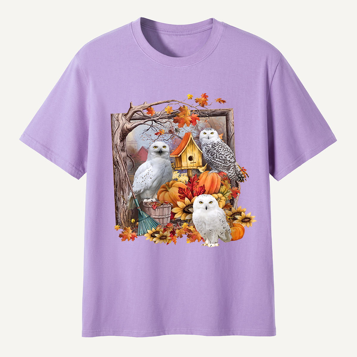 Autumn Snowy Owls T-Shirt