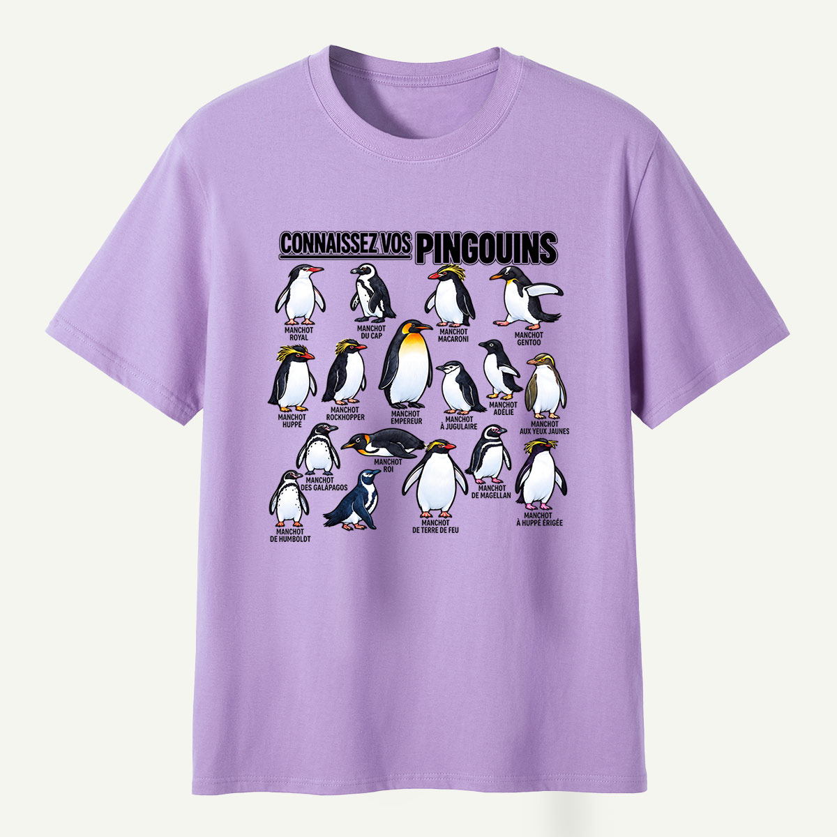 Connaissez Vos Pingouins Penguin Guide T-Shirt