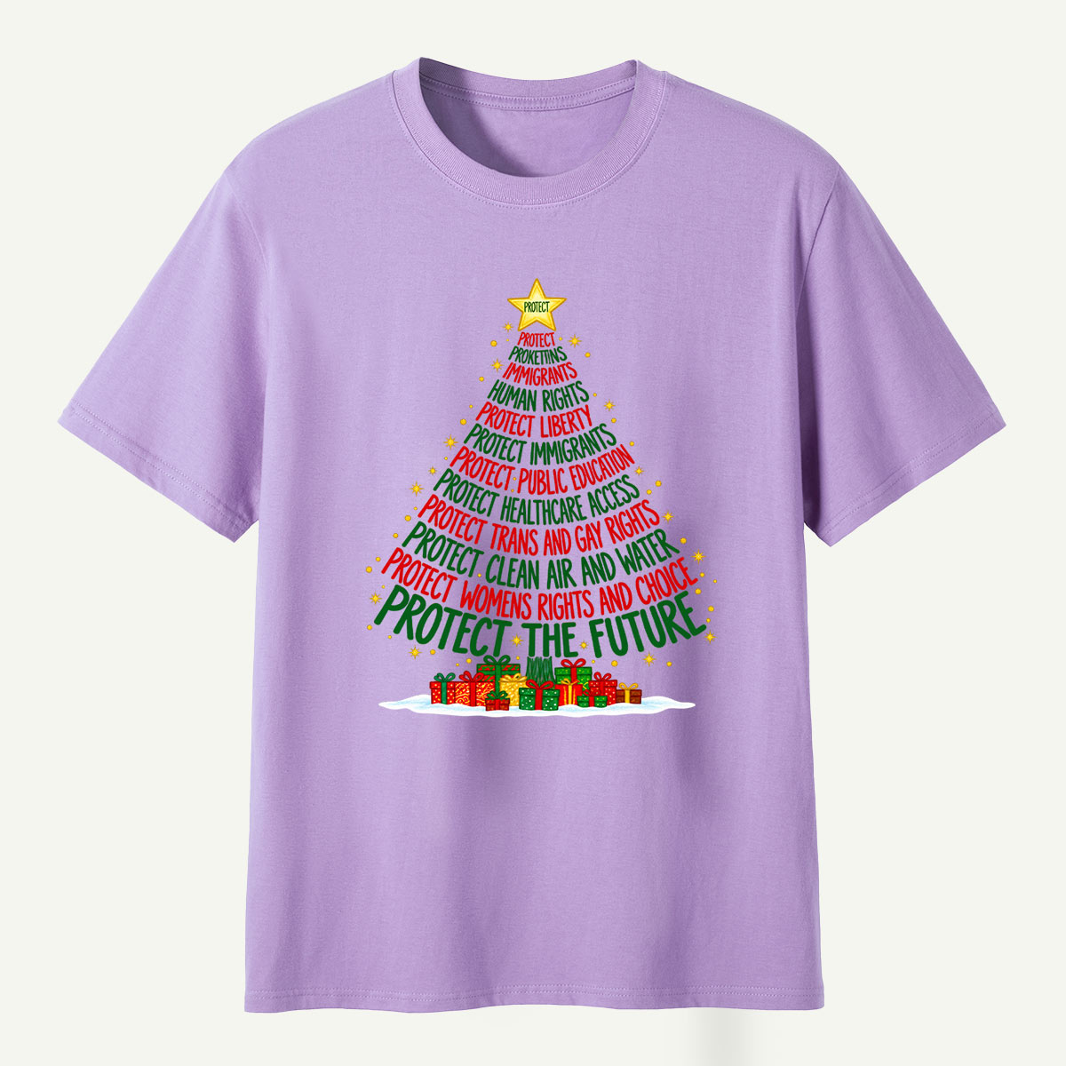 Protect The Future Christmas Tree T-Shirt