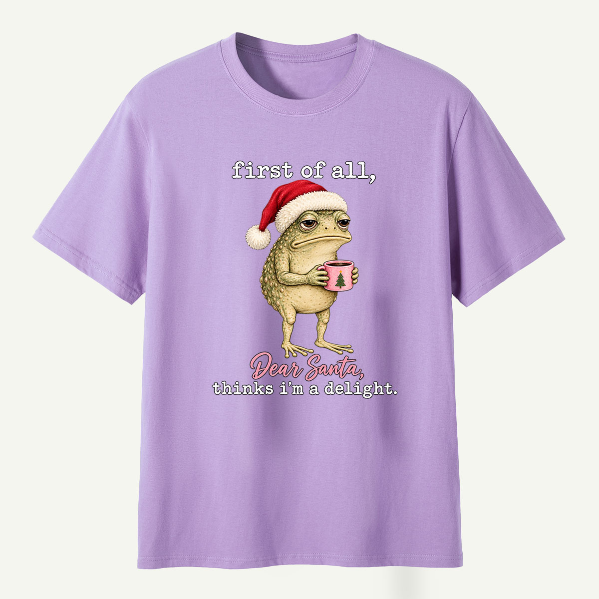 First Of All Dear Santa Thinks Im A Delight T-Shirt