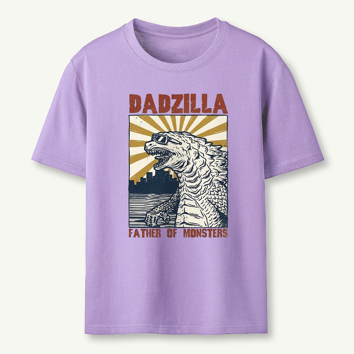 Monster Dad Retro Sunset T-Shirt