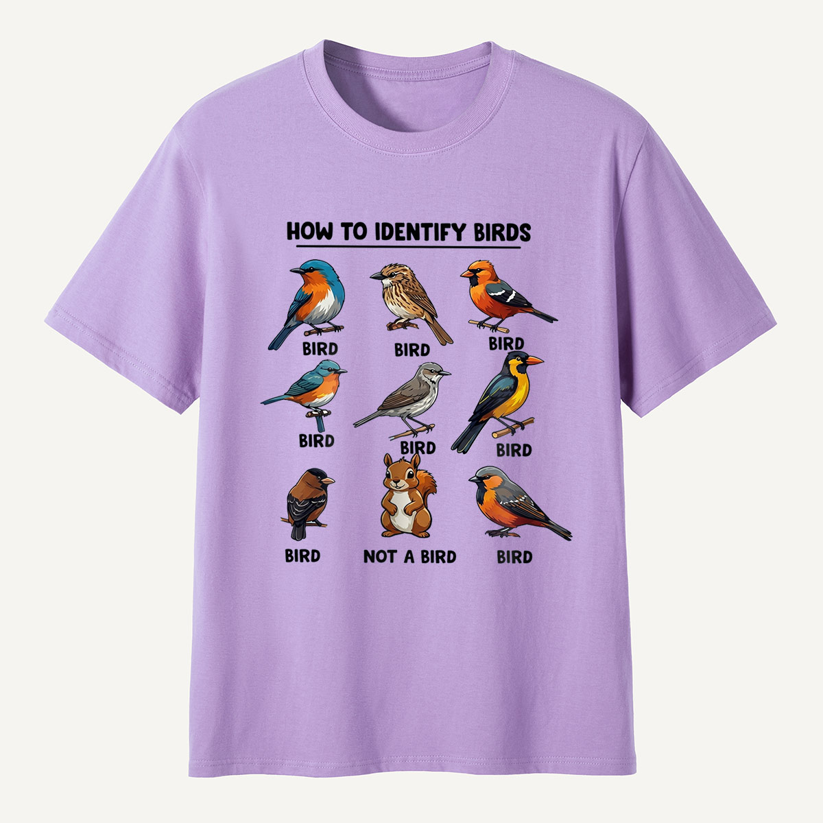 Funny Bird How to Identify Birds T-Shirt