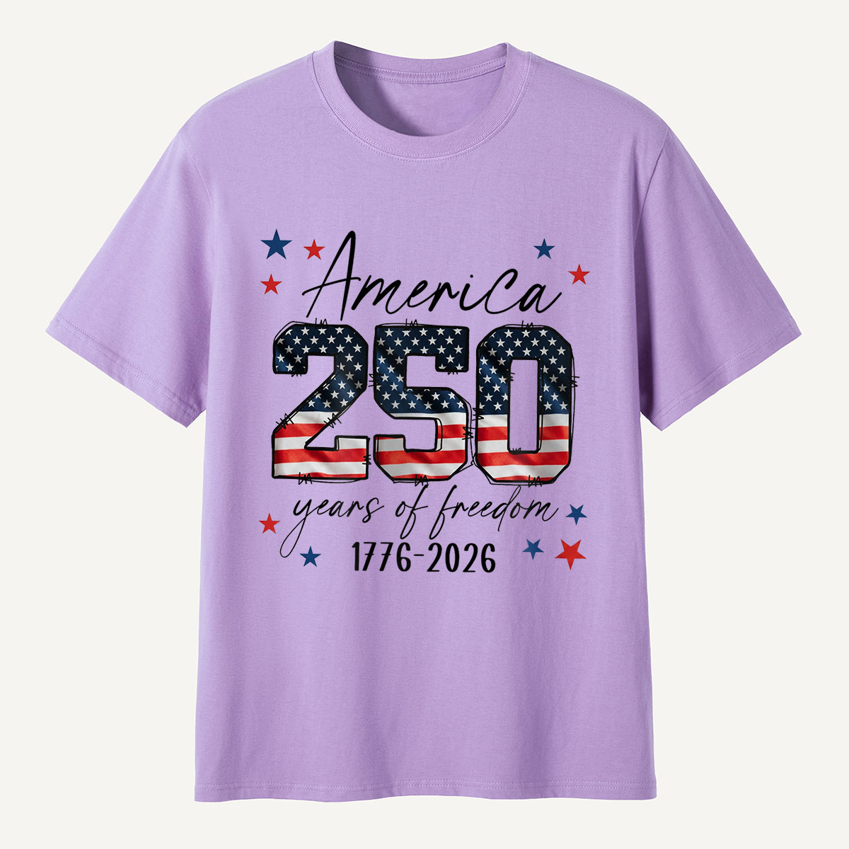 America 250 Years of Freedom 1776‑2026 T-Shirt