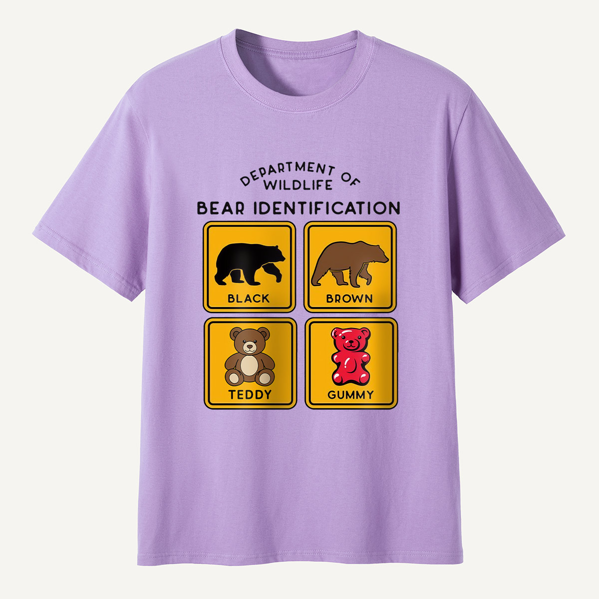 Department of Wildlife Bear Identification T‑Shirt