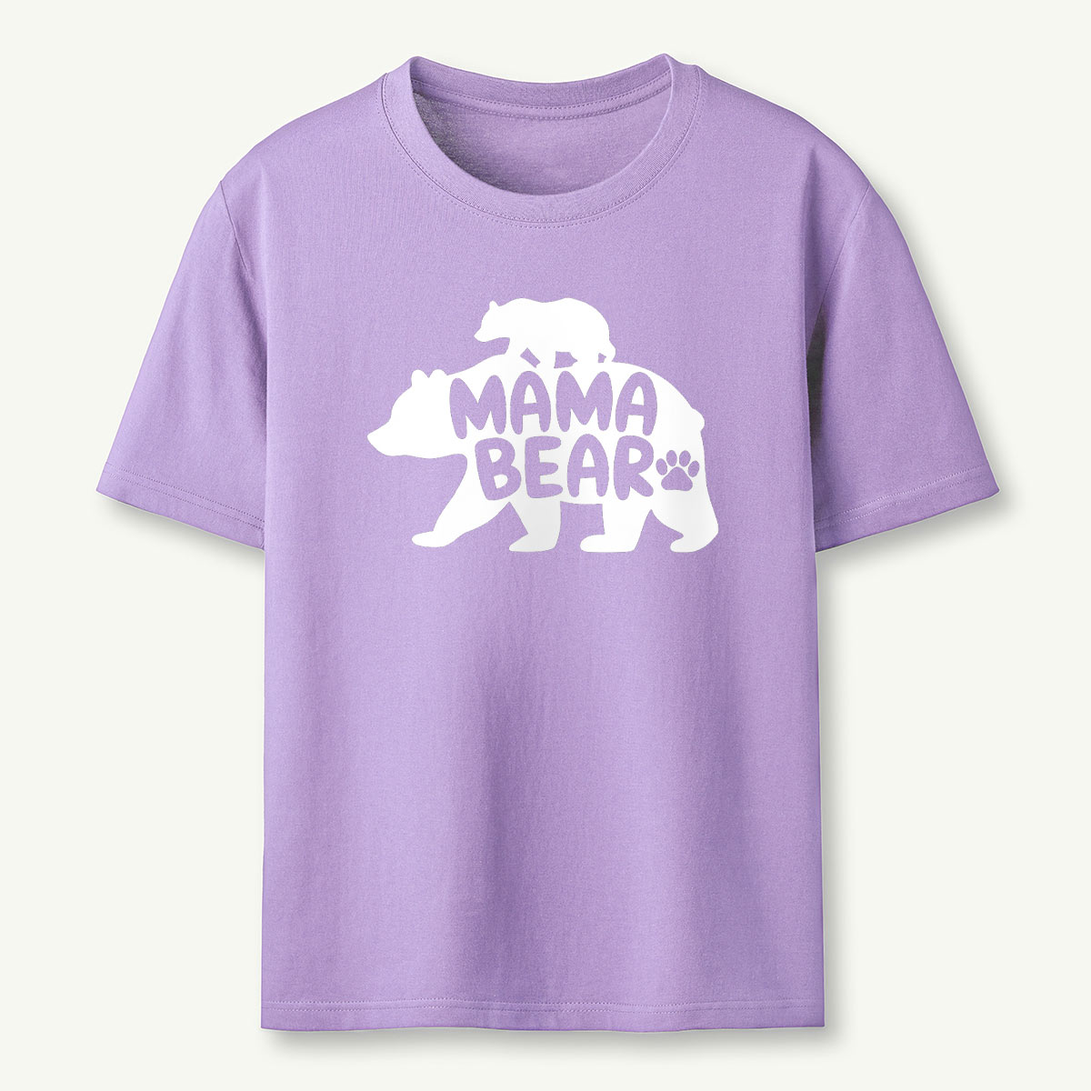 Adorable Mama Bear Silhouette T-Shirt