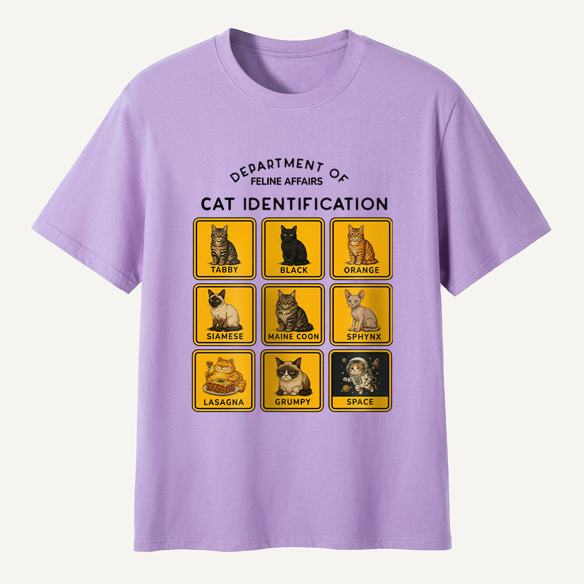 Department of Wildlife Cat Identification T-Shirt