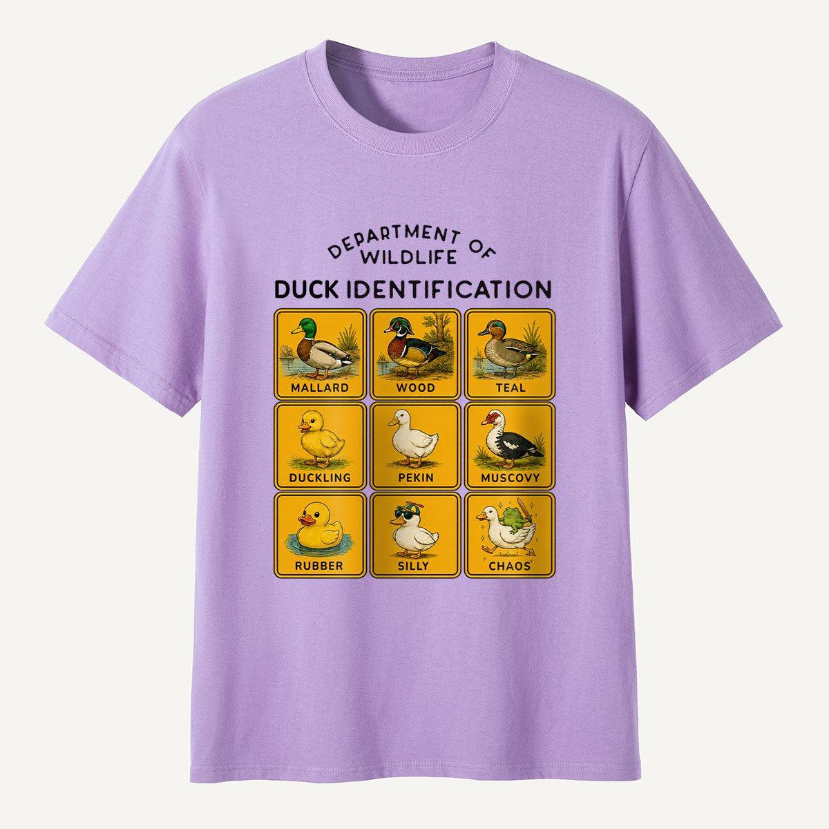 Department of Wildlife Duck Identification T-Shirt
