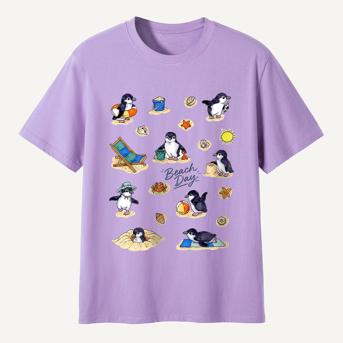 Penguin Beach Day T-Shirt