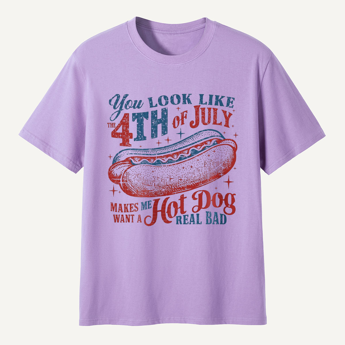 You Look Like the 4th of July Hot Dog T‑Shirt