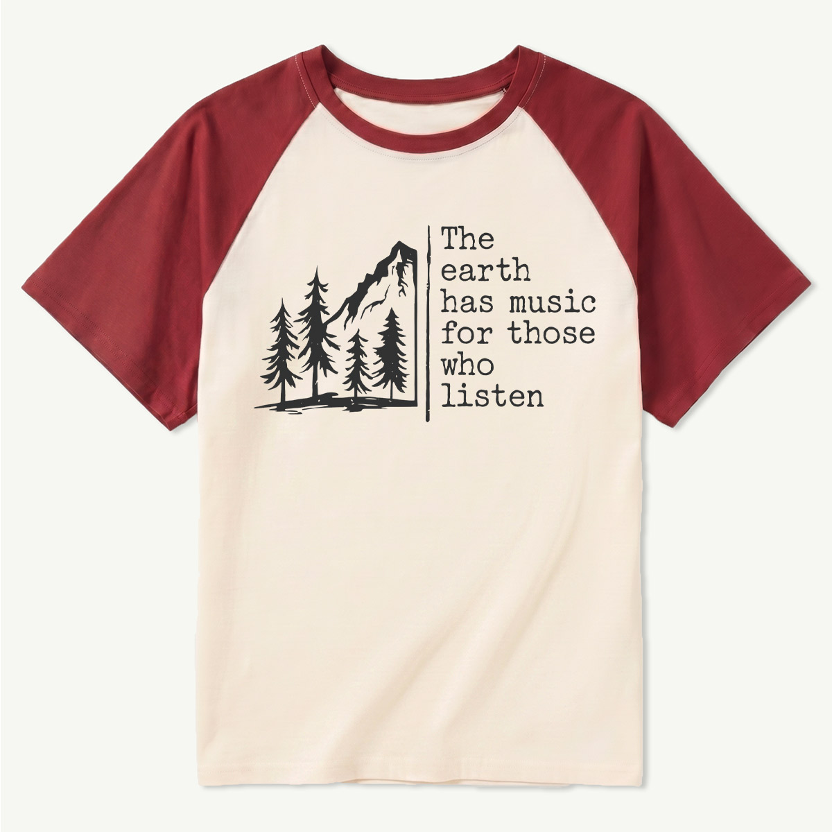 The Earth Has Music Raglan T-Shirt