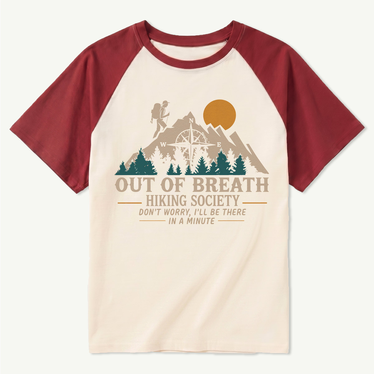 Out Of Breath Hiking Society T-Shirt