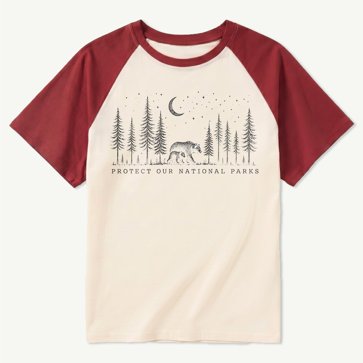Protect The National Parks Environmental Activism Raglan T-Shirt