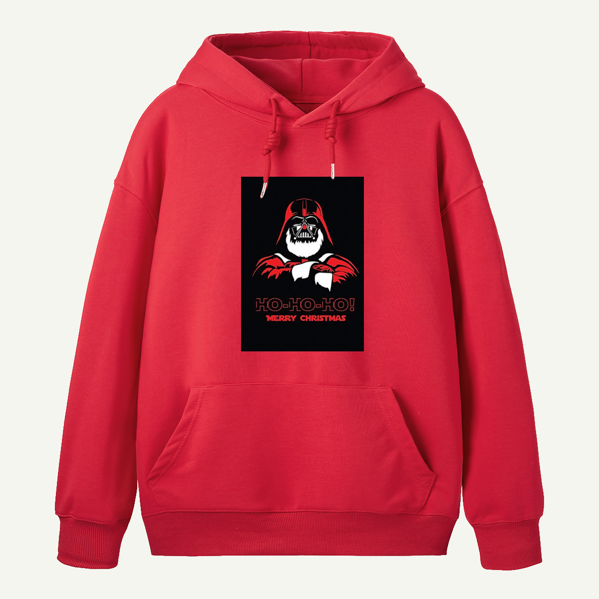 Ho Ho Ho Merry Christmas Darth Vader Santa Parody Hoodie
