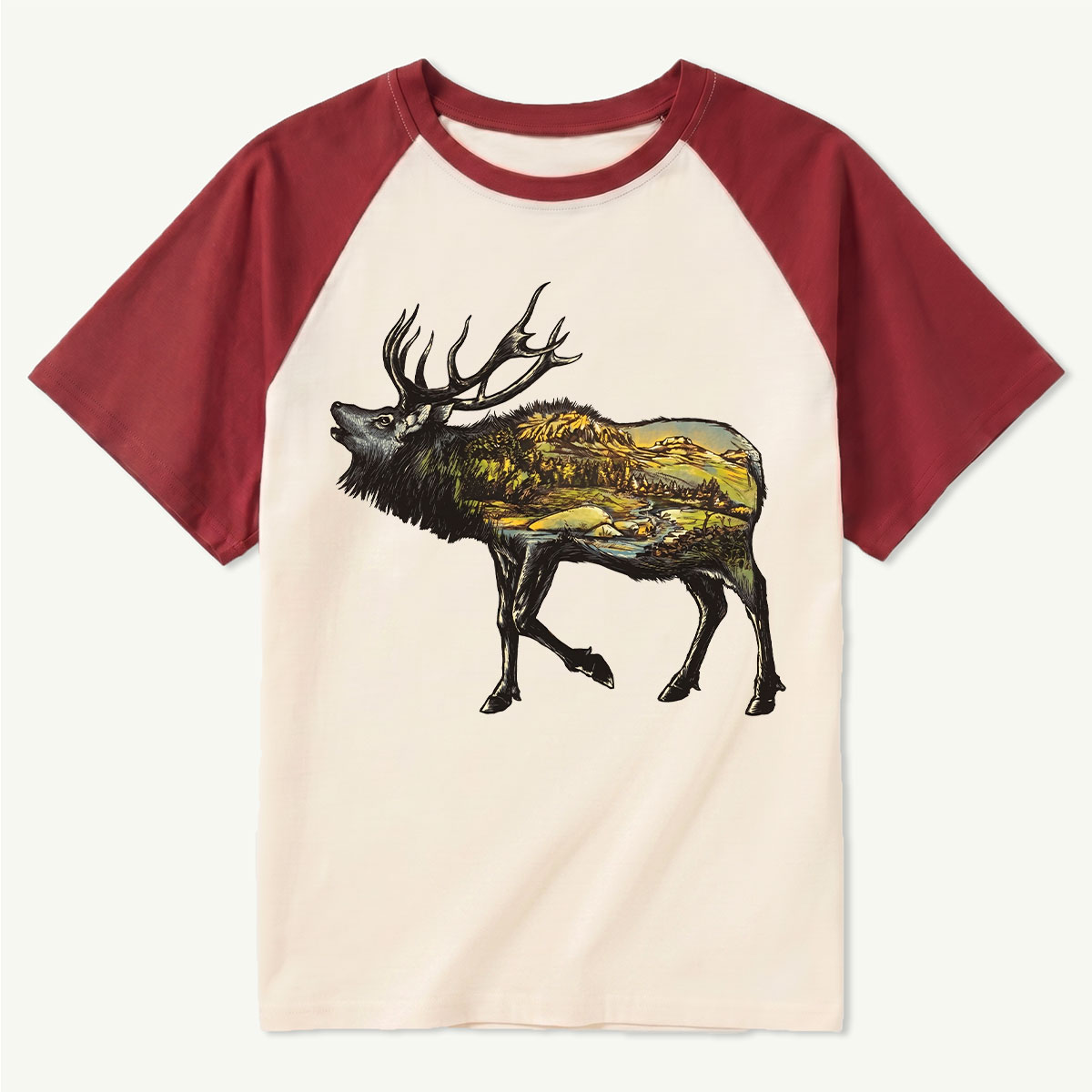 Elk Icons of the West Raglan T-Shirt