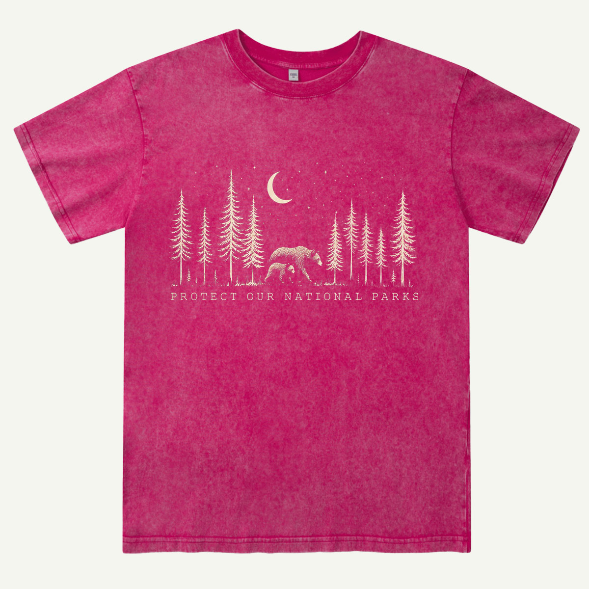 Protect The National Parks Environmental Activism Washed T-Shirt
